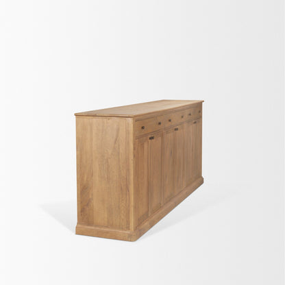 Mercana Braxton Three Drawers Wood Sideboard