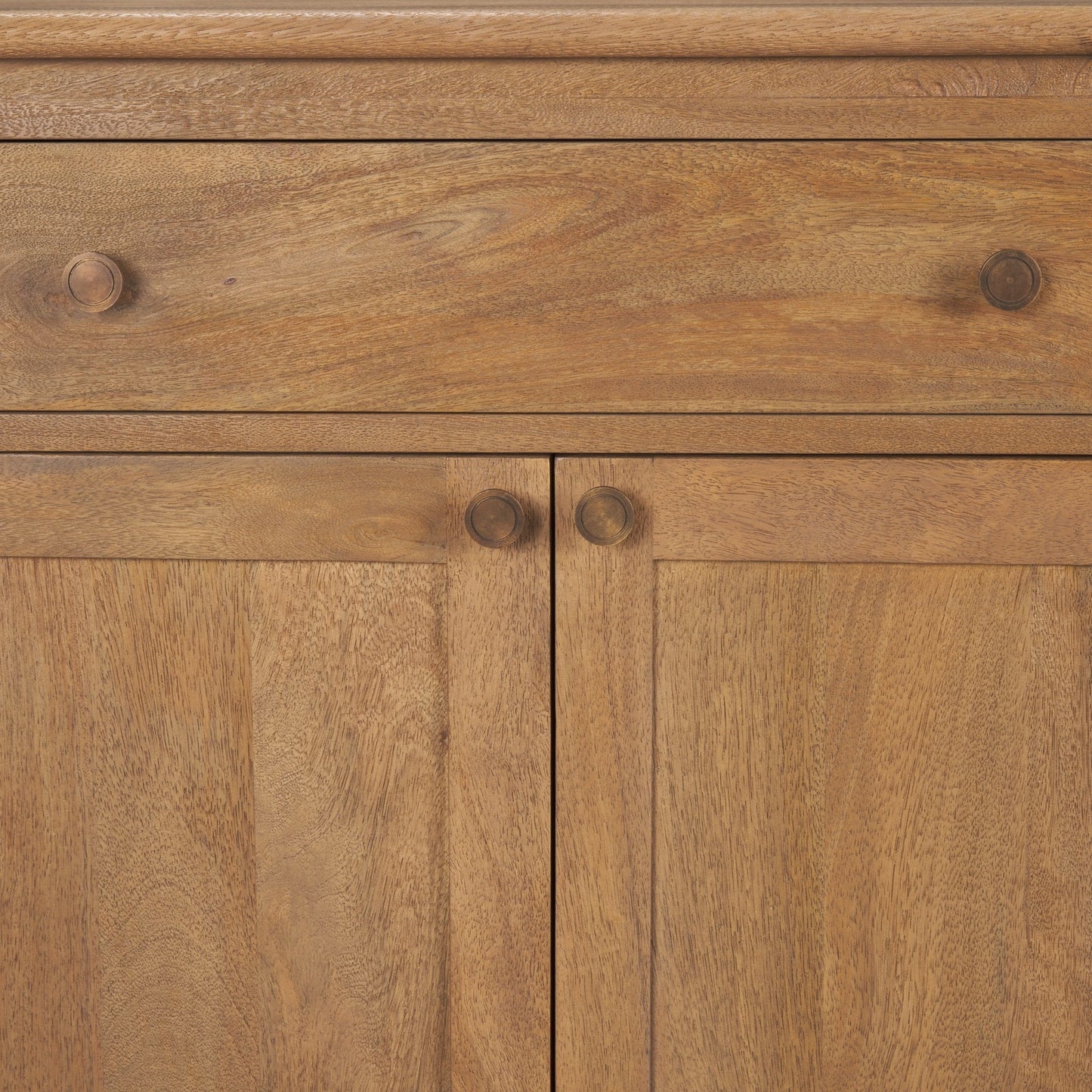 Mercana Braxton Three Drawers Wood Sideboard