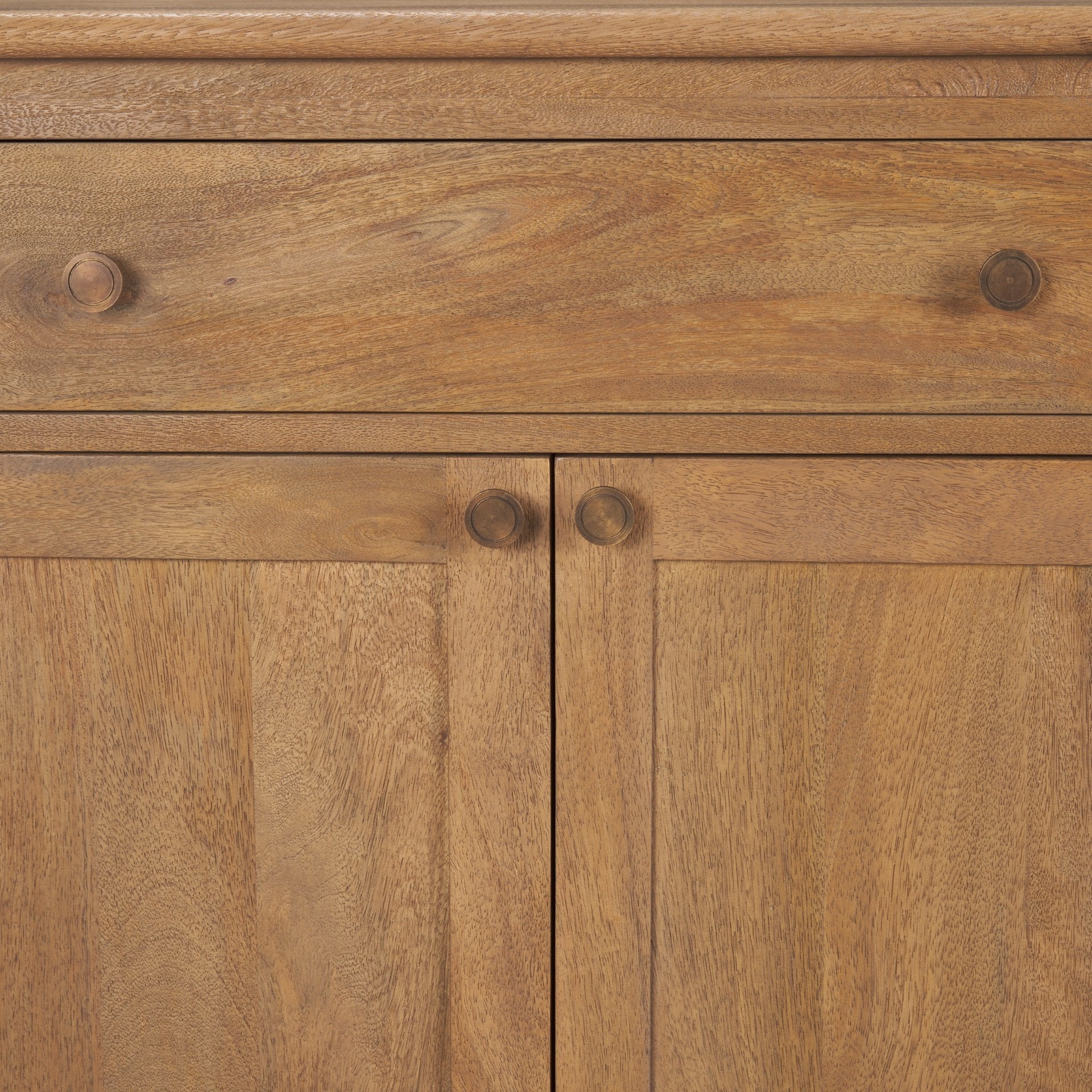 Mercana Braxton Three Drawers Wood Sideboard