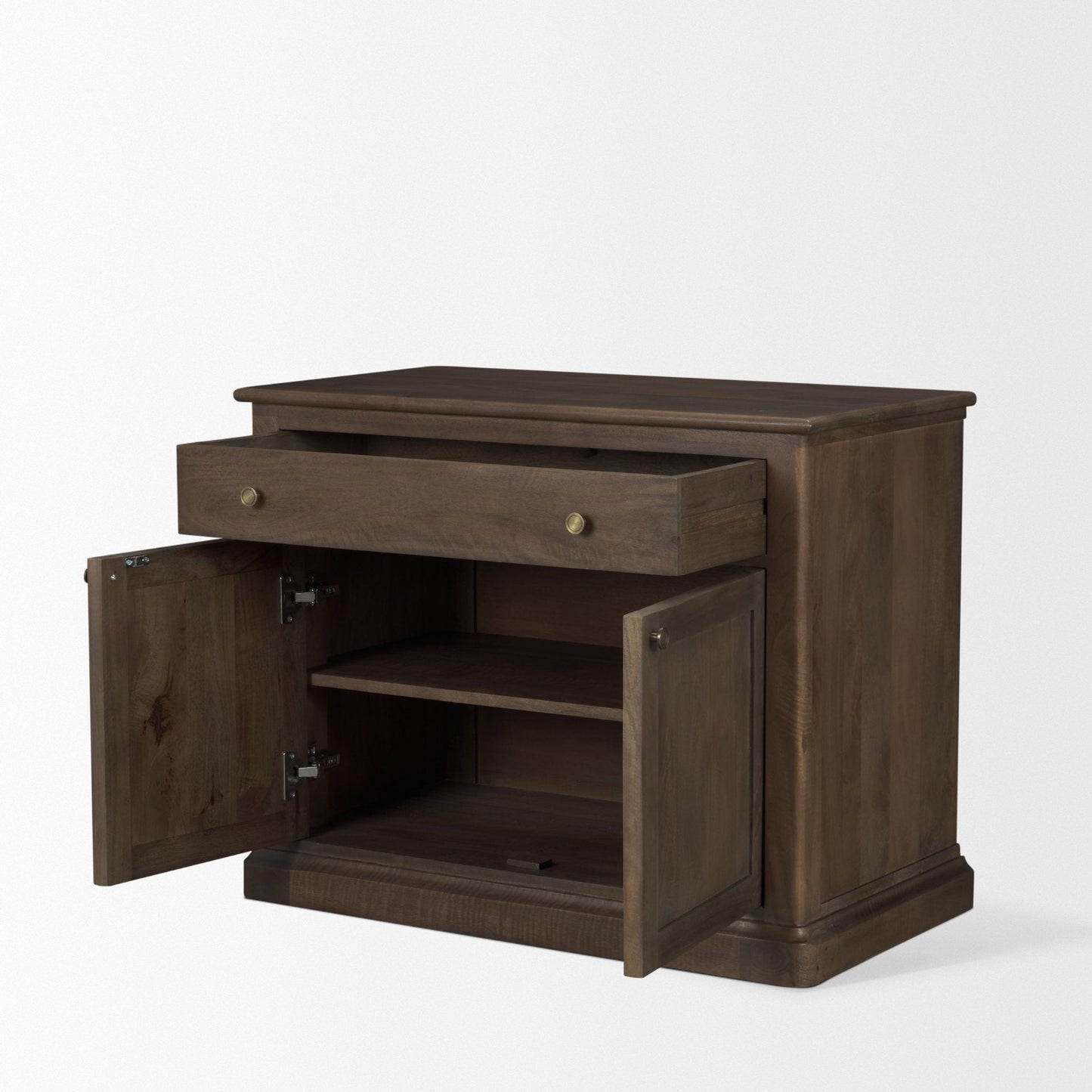 Braxton Two Doors Wooden Accent Cabinet