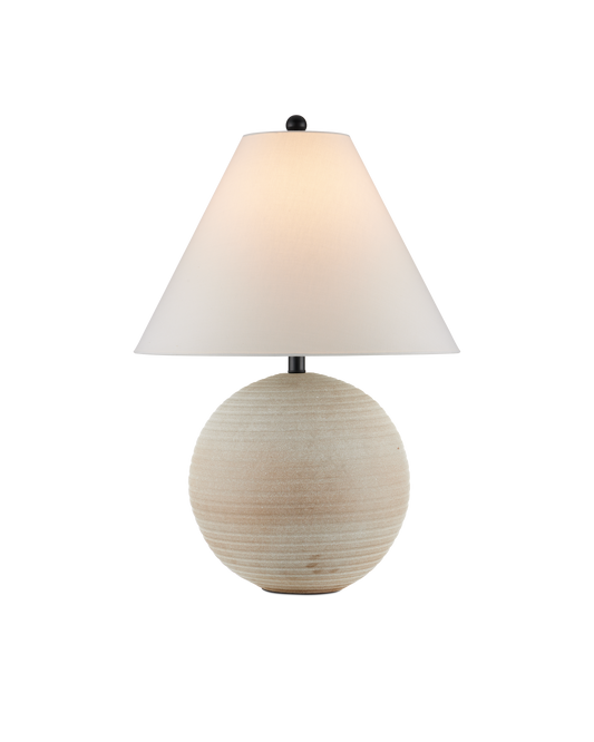 Jared Ceramic and Metal Ivory Table Lamp