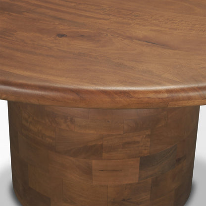 Mercana Atlas 42" Dia Pedestal Base Wooden Dining Table