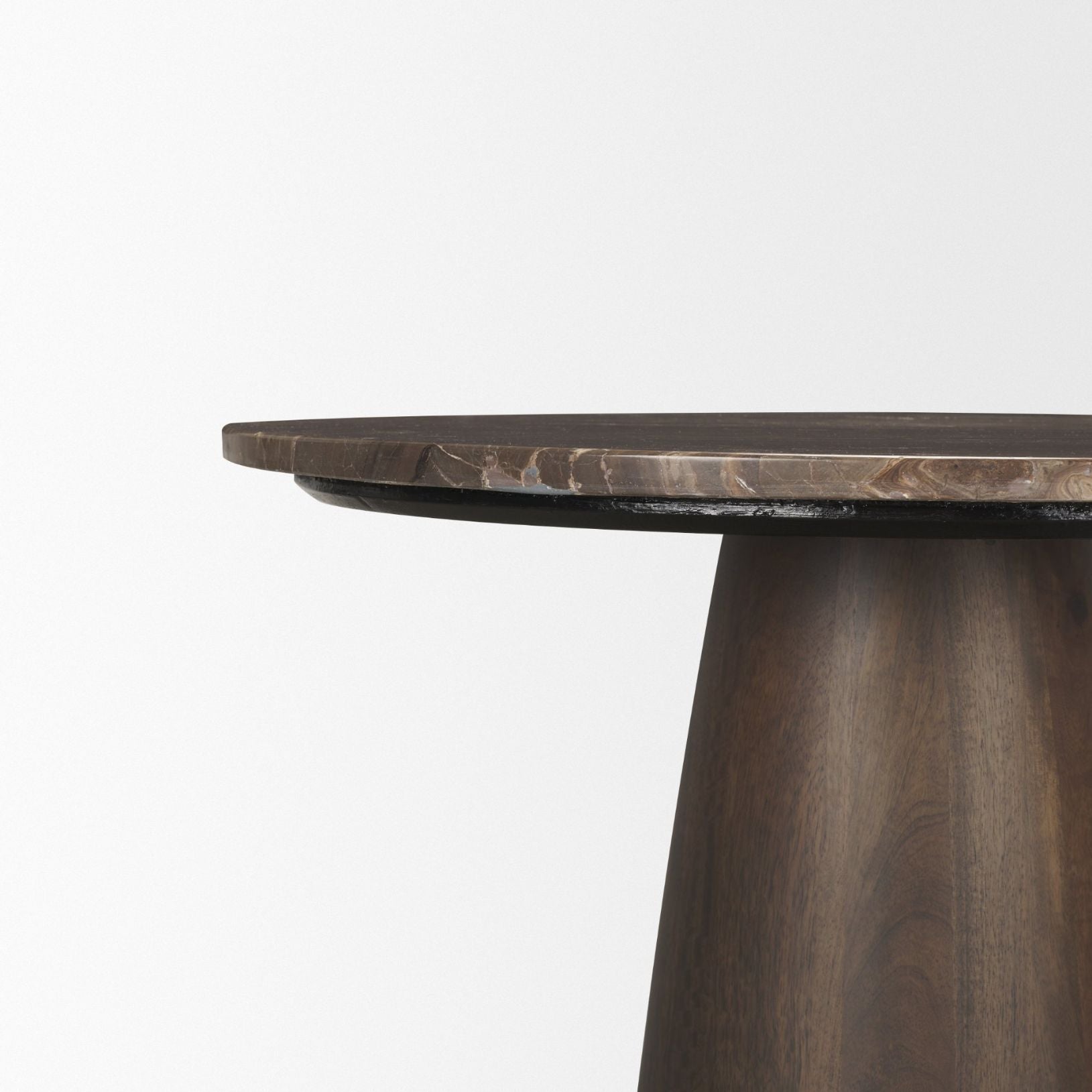 Mercana Allyson Marble Top Round Bistro Table