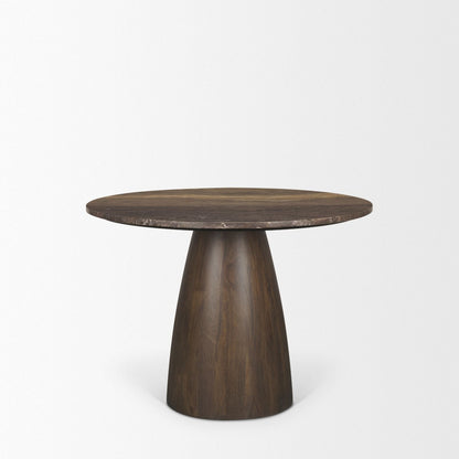 Mercana Allyson Marble Top Round Dining Table