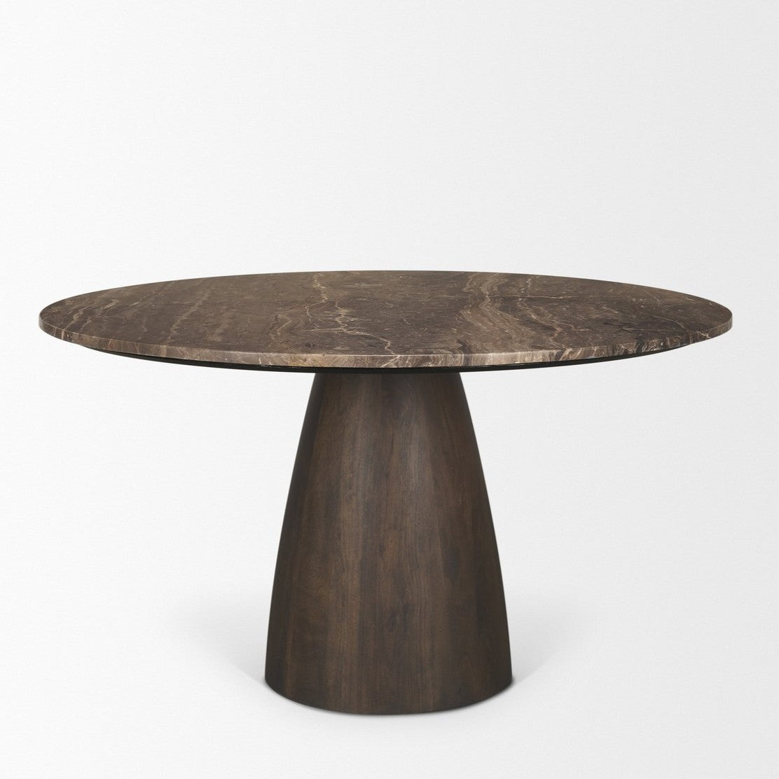 Mercana Allyson Marble Top Round Dining Table