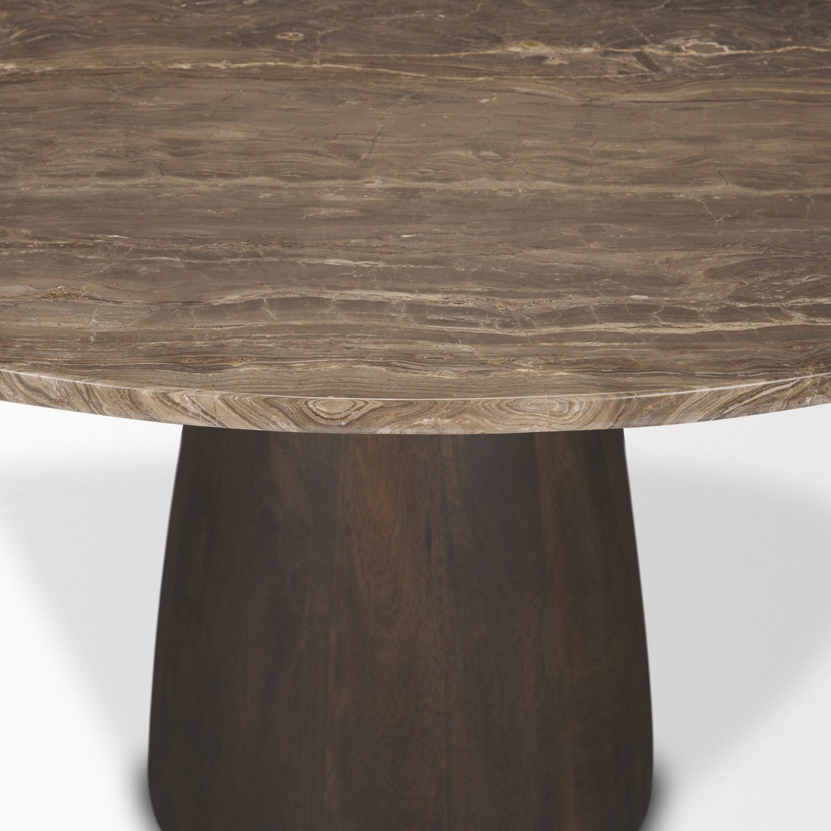 Mercana Allyson Marble Top Round Dining Table