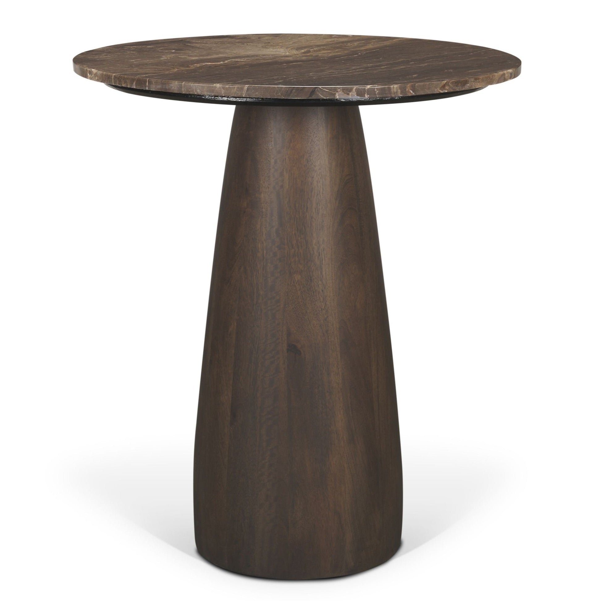 Mercana Allyson Marble Top Round Bistro Table