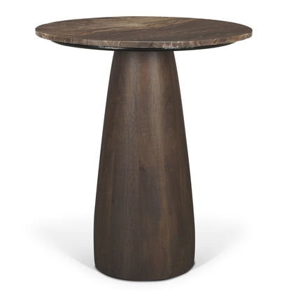Mercana Allyson Marble Top Round Bistro Table