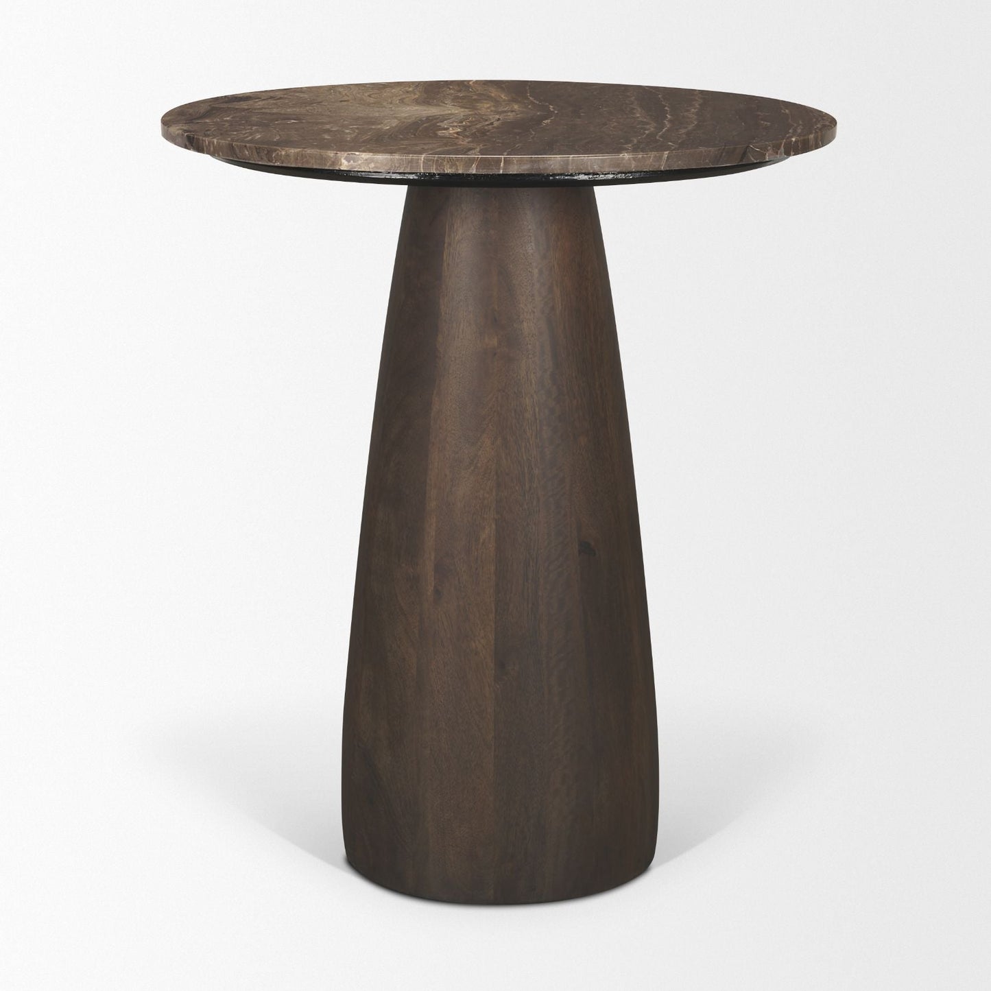Mercana Allyson Marble Top Round Bistro Table