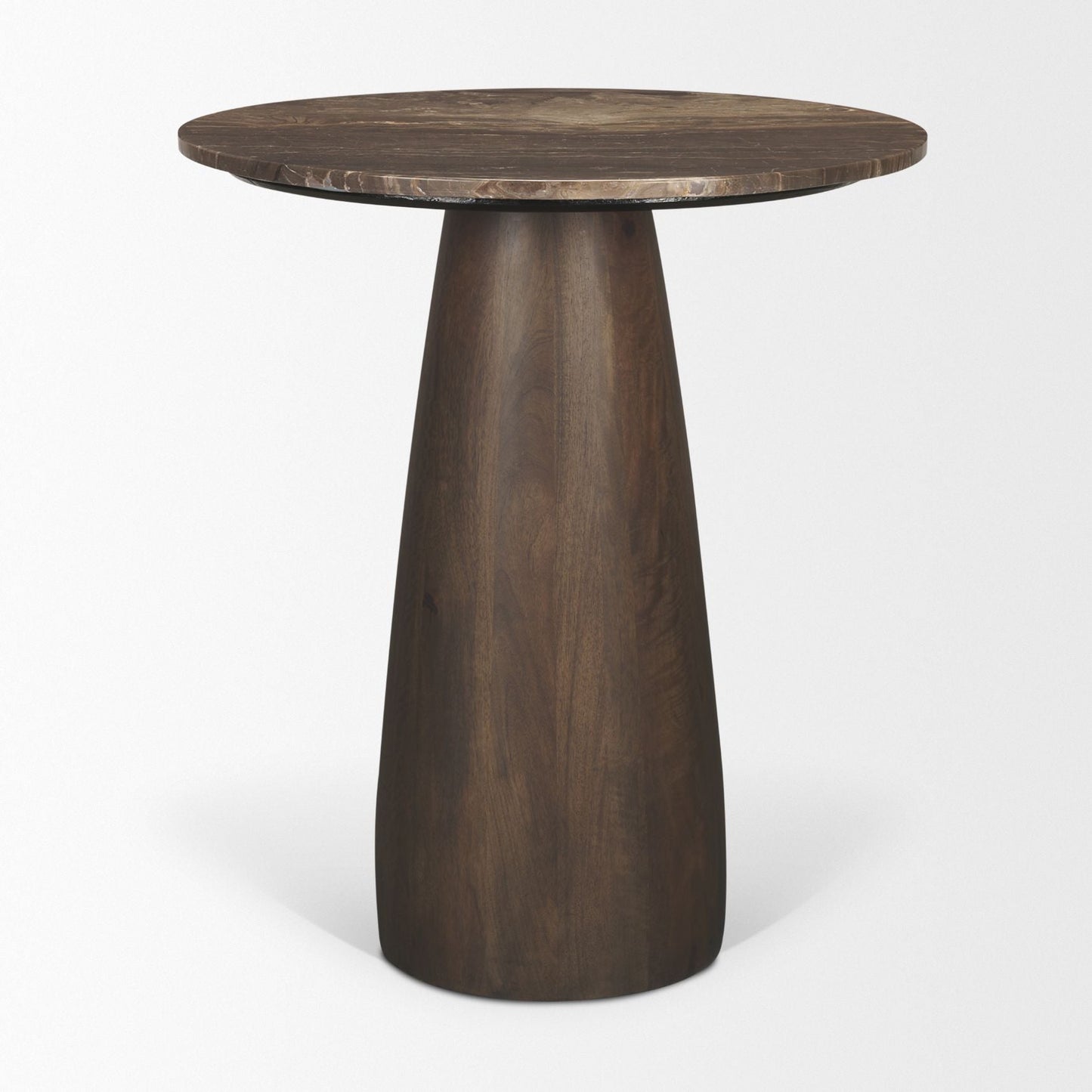 Mercana Allyson Marble Top Round Bistro Table
