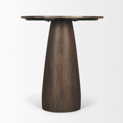Mercana Allyson Marble Top Round Bistro Table