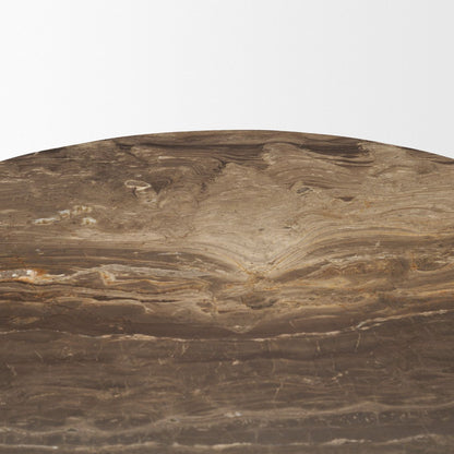Mercana Allyson Marble Top Round Bistro Table