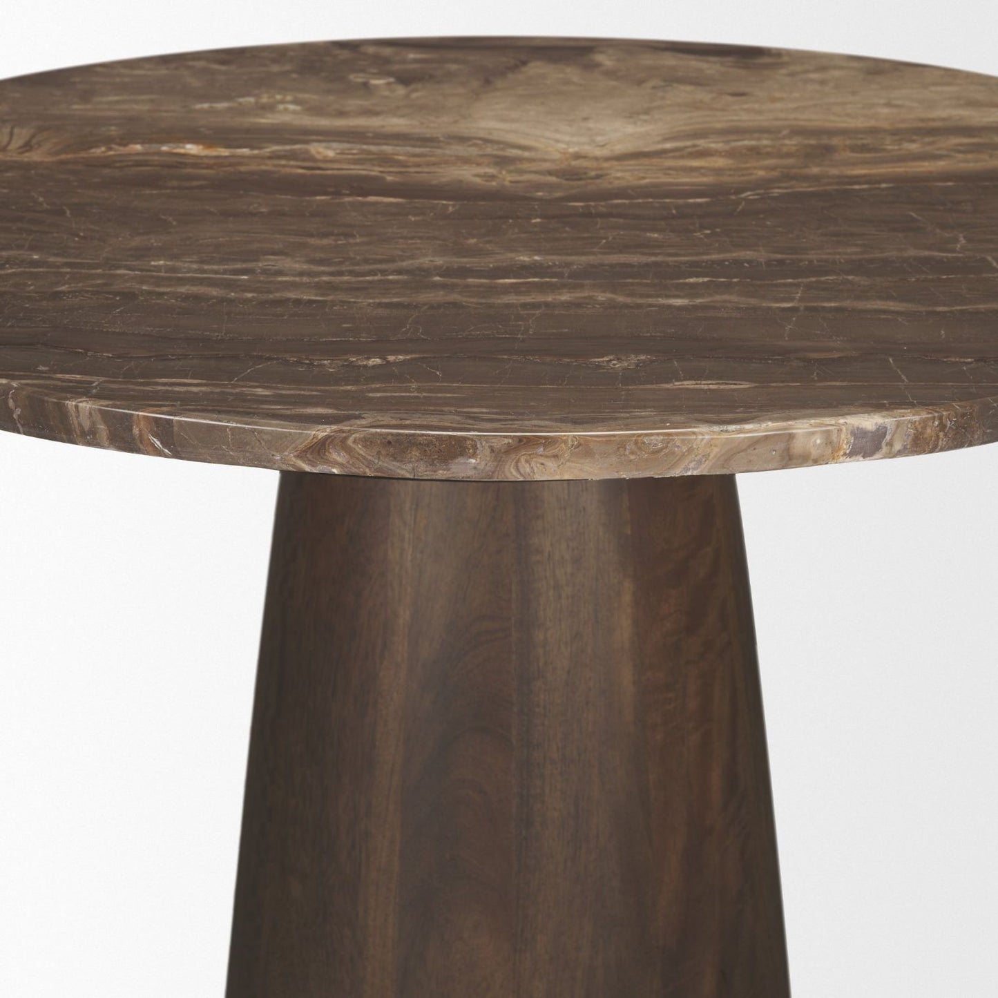 Mercana Allyson Marble Top Round Bistro Table
