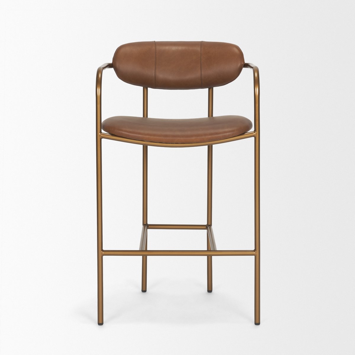 Mercana Parker Leather Seat Counter Stool 2PC