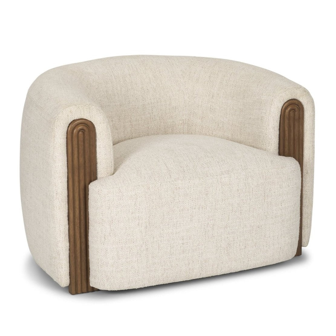 Mercana Kornelia Fabric Barrel Club Chair