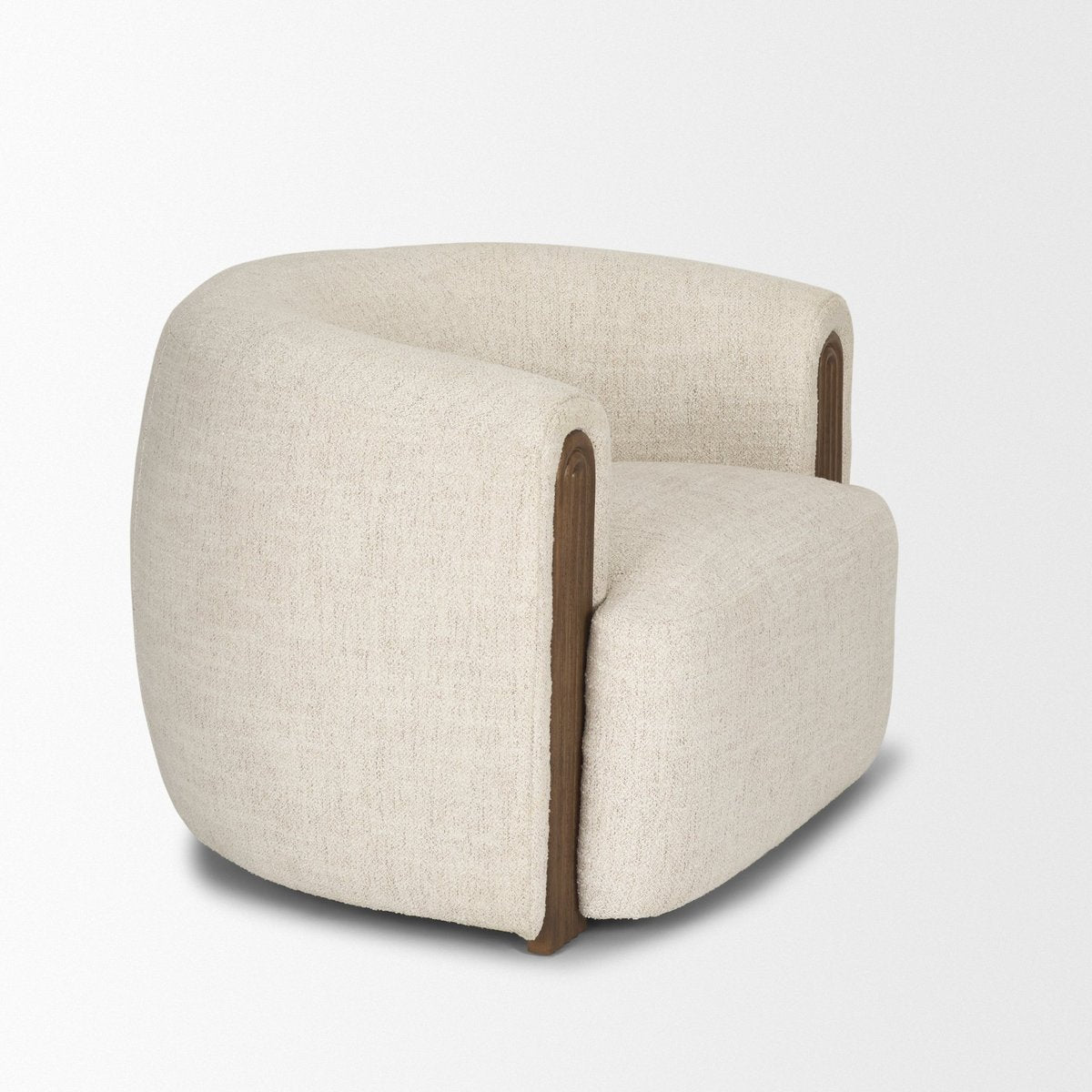 Mercana Kornelia Fabric Barrel Club Chair