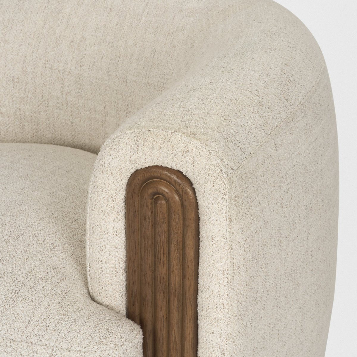 Mercana Kornelia Fabric Barrel Club Chair