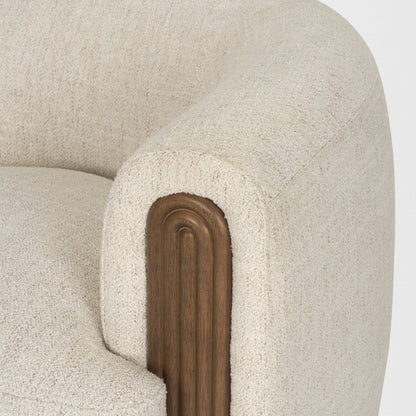 Mercana Kornelia Fabric Barrel Club Chair