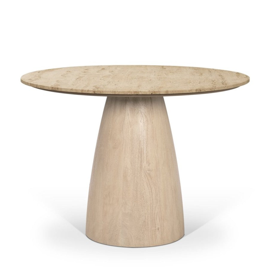 Mercana Allyson Marble Top Round Dining Table