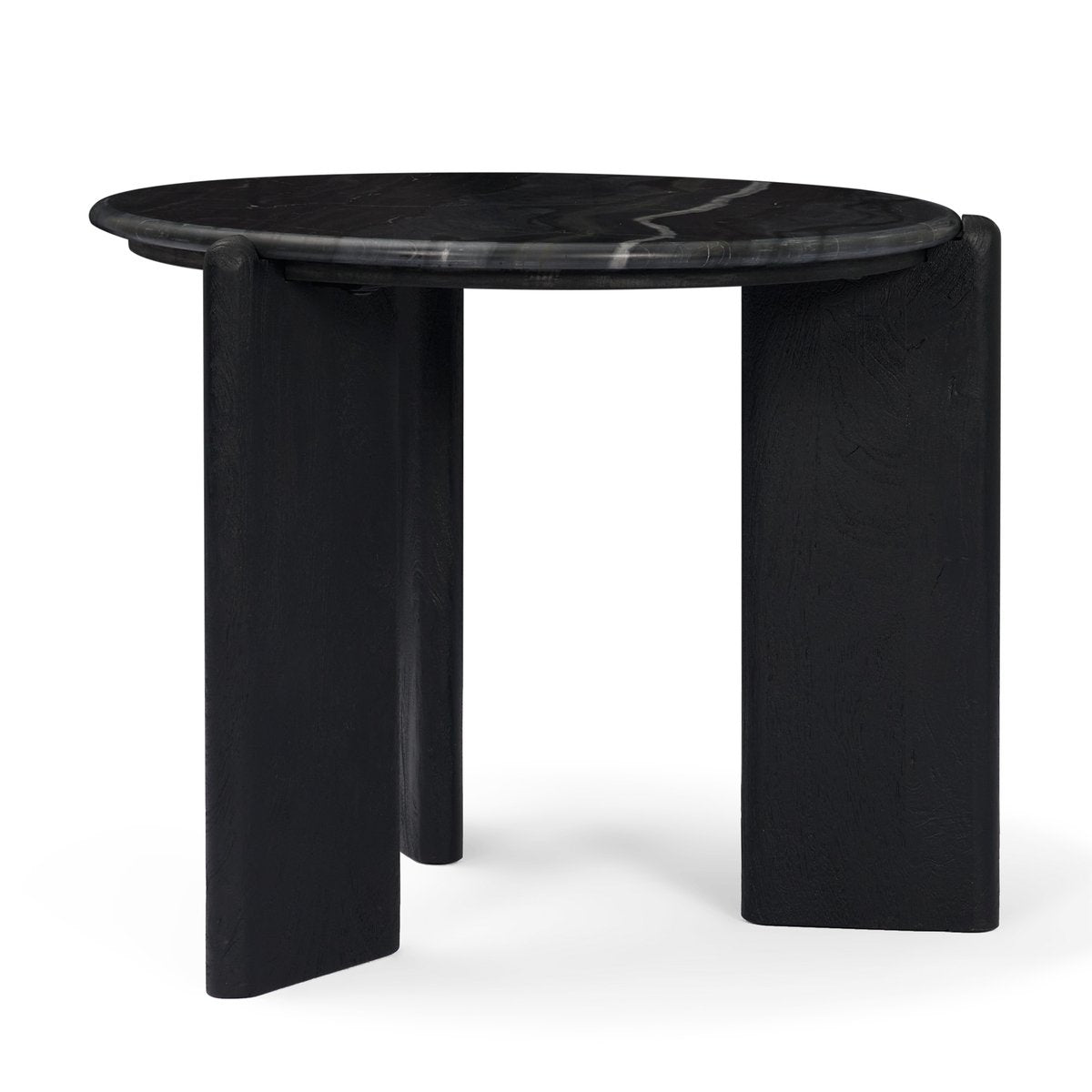 Mercana Rumer Marble Top Round Side Table
