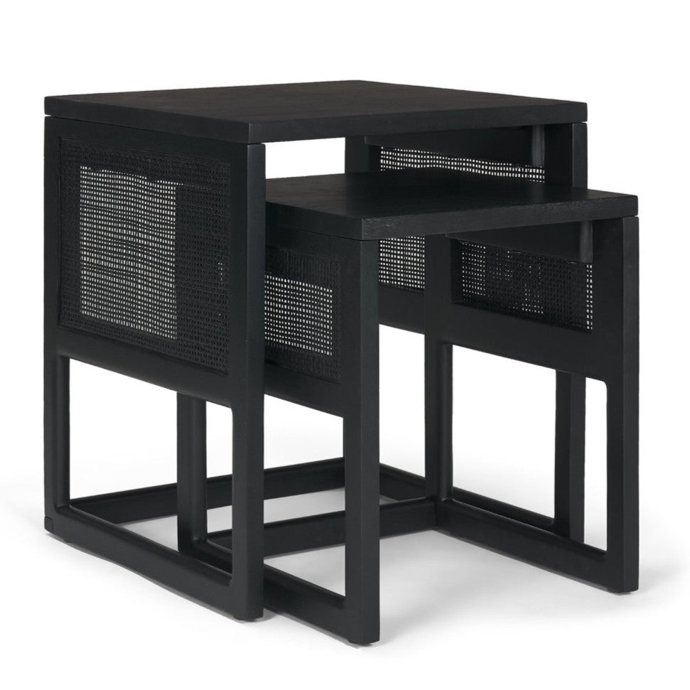 Mercana Grier Wooden Nesting Accent Table (Set of 2)