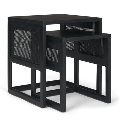 Mercana Grier Wooden Nesting Accent Table (Set of 2)