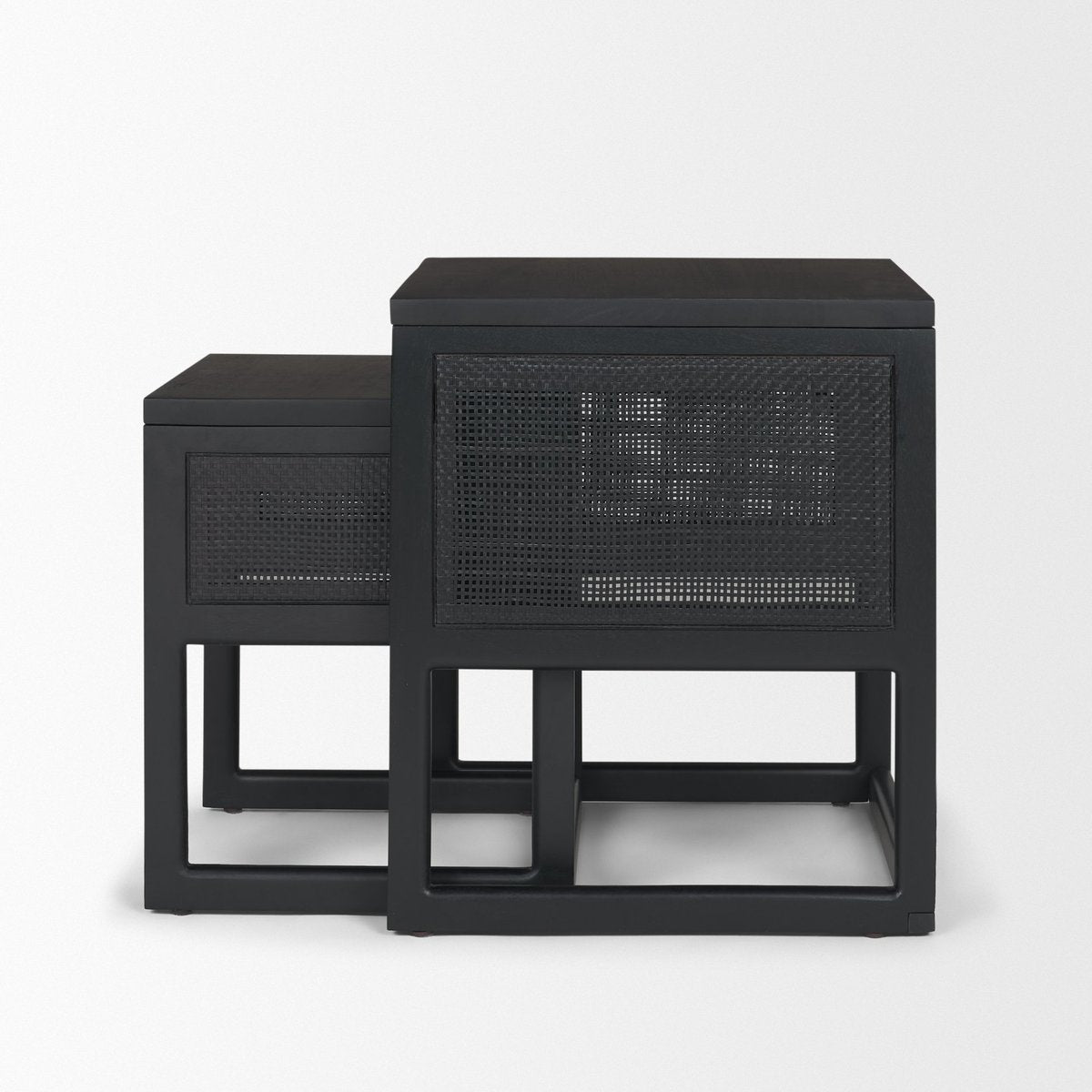Mercana Grier Wooden Nesting Accent Table (Set of 2)