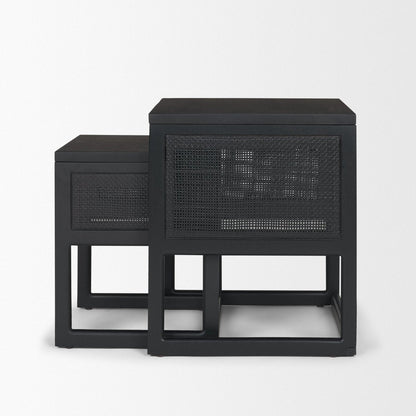 Mercana Grier Wooden Nesting Accent Table (Set of 2)