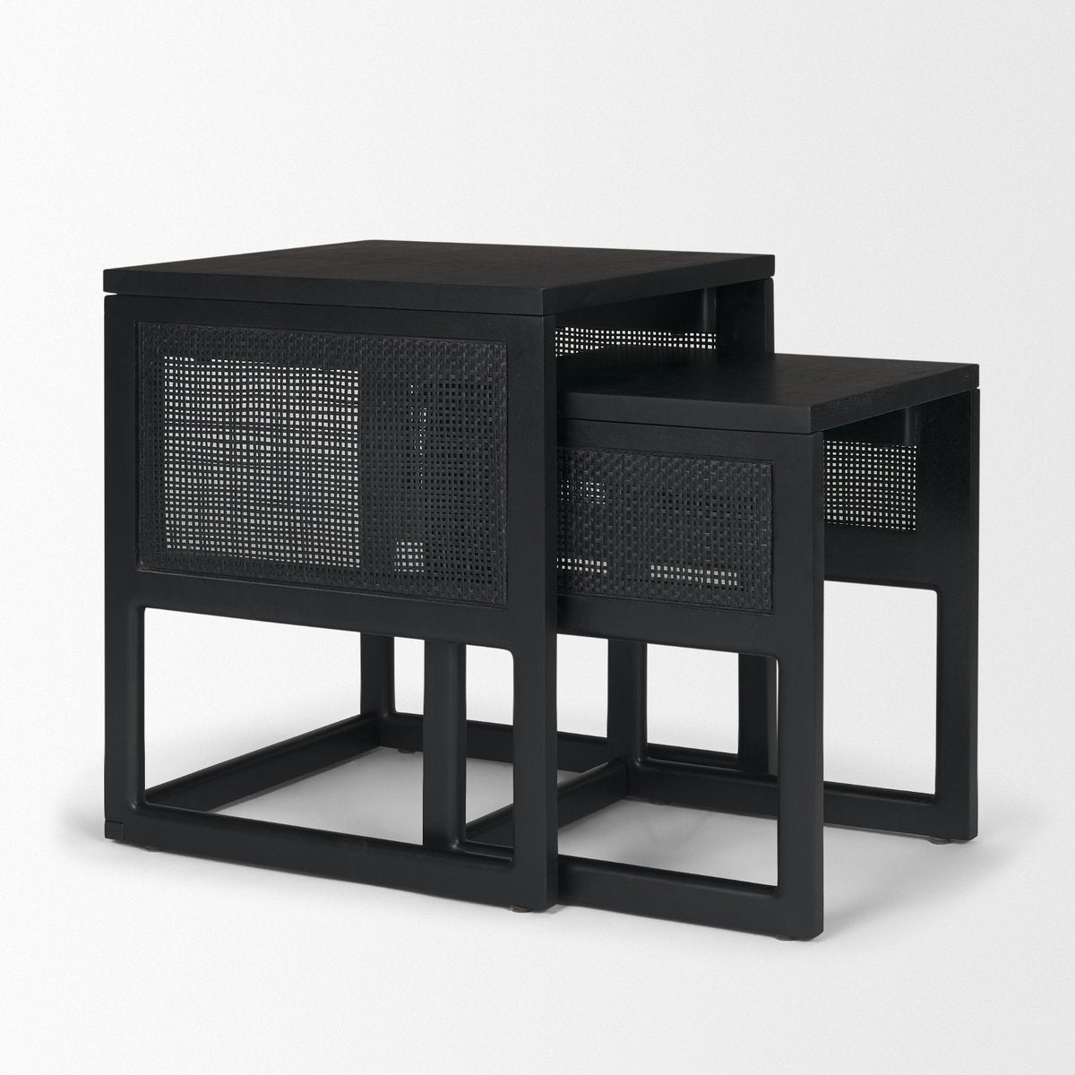 Mercana Grier Wooden Nesting Accent Table (Set of 2)