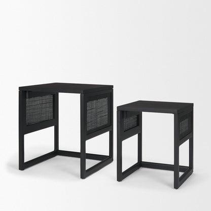 Mercana Grier Wooden Nesting Accent Table (Set of 2)