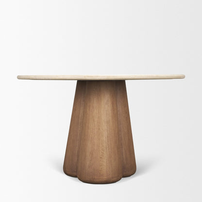 Mercana Marilyn Marble Top Round Dining Table
