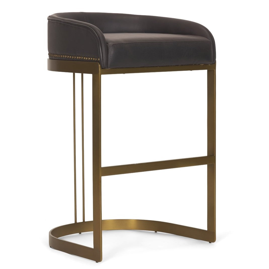 Mercana Hollyfield Leather Seat Barstool