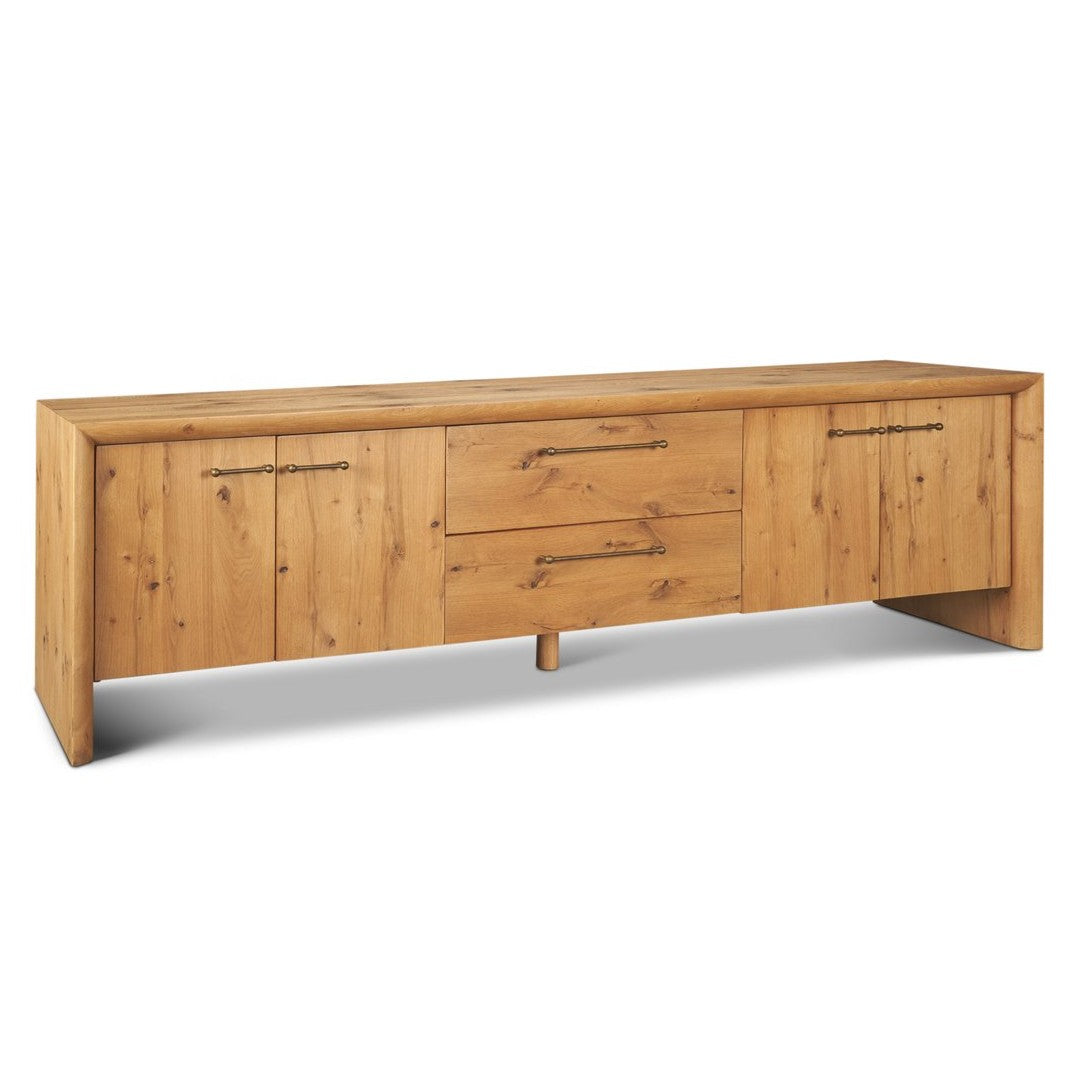 Mercana Belford Four Doors Wooden Media Console