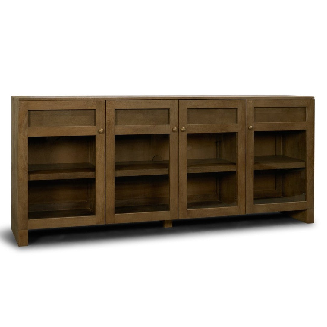 Mercana Suri Three Drawers Wood Sideboard