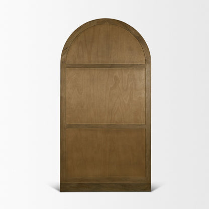 Mercana Suri Glass Doors Arched Bookcase