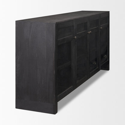 Mercana Suri Three Drawers Wood Sideboard