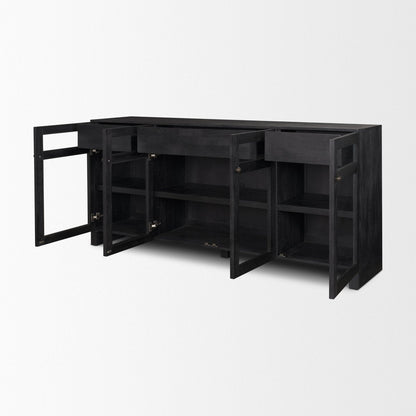 Mercana Suri Three Drawers Wood Sideboard