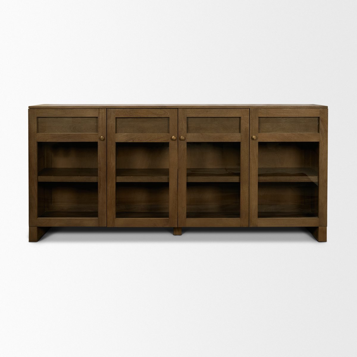 Mercana Suri Three Drawers Wood Sideboard