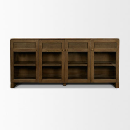 Mercana Suri Three Drawers Wood Sideboard
