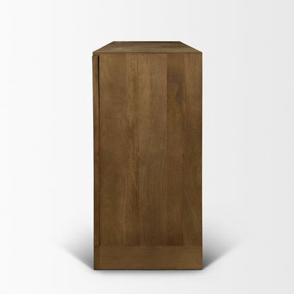 Mercana Suri Three Drawers Wood Sideboard