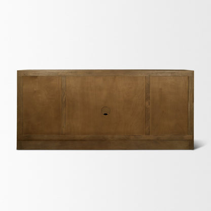 Mercana Suri Three Drawers Wood Sideboard