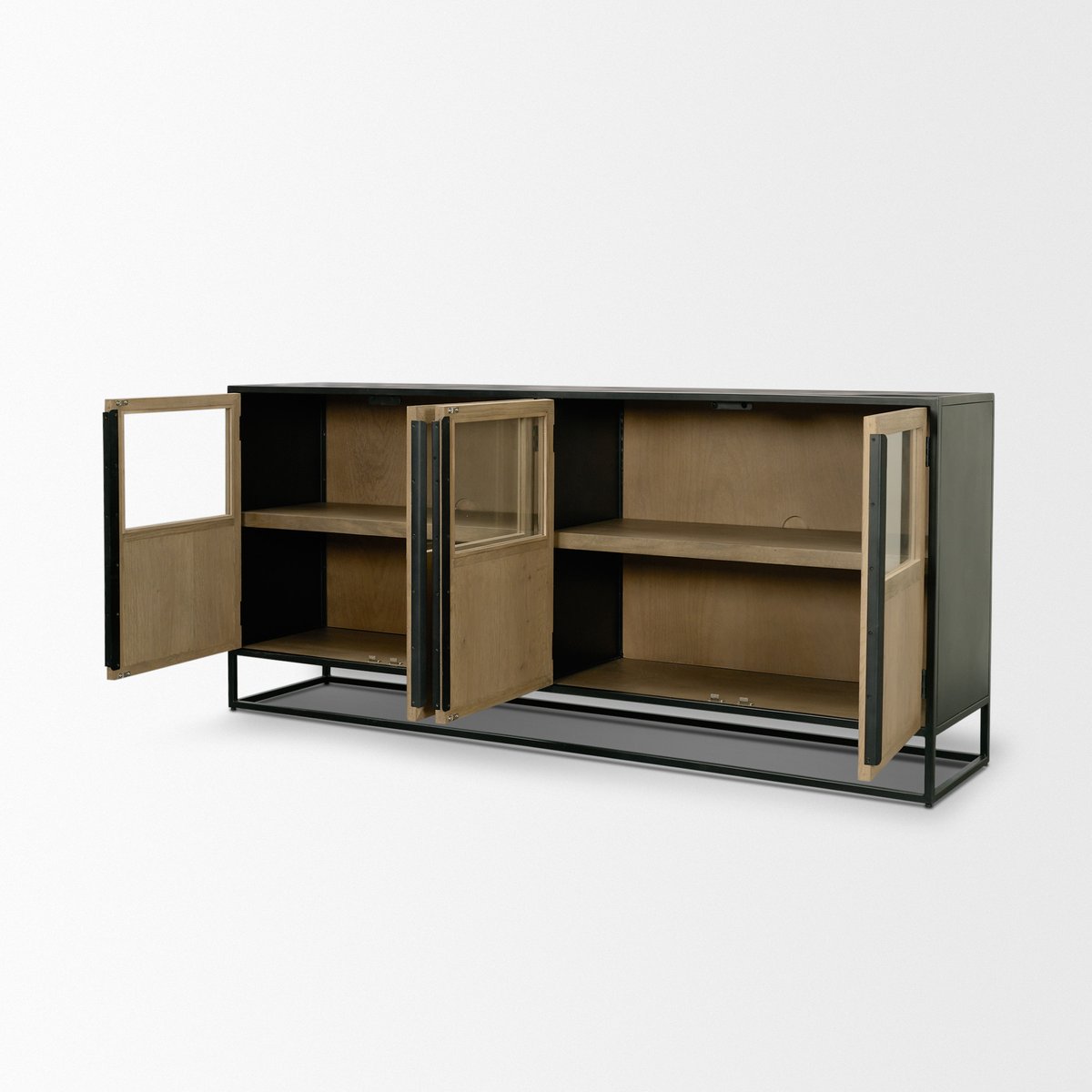 Mercana Sloan Four Doors Wood Sideboard