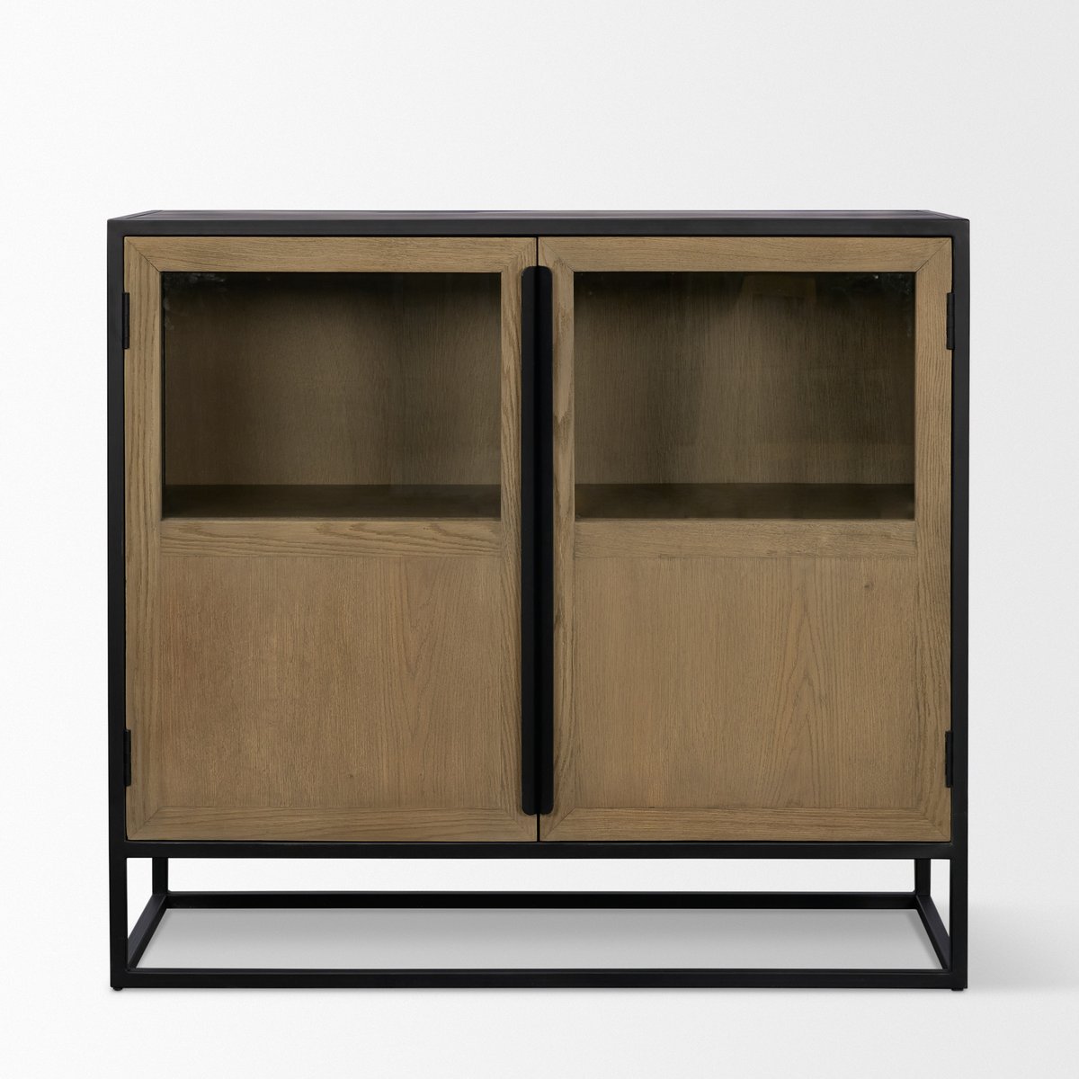 Mercana Sloan Two Doors Wood Accent Cabinet