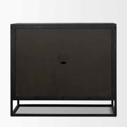 Mercana Sloan Two Doors Wood Accent Cabinet