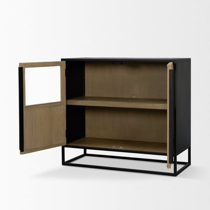Mercana Sloan Two Doors Wood Accent Cabinet