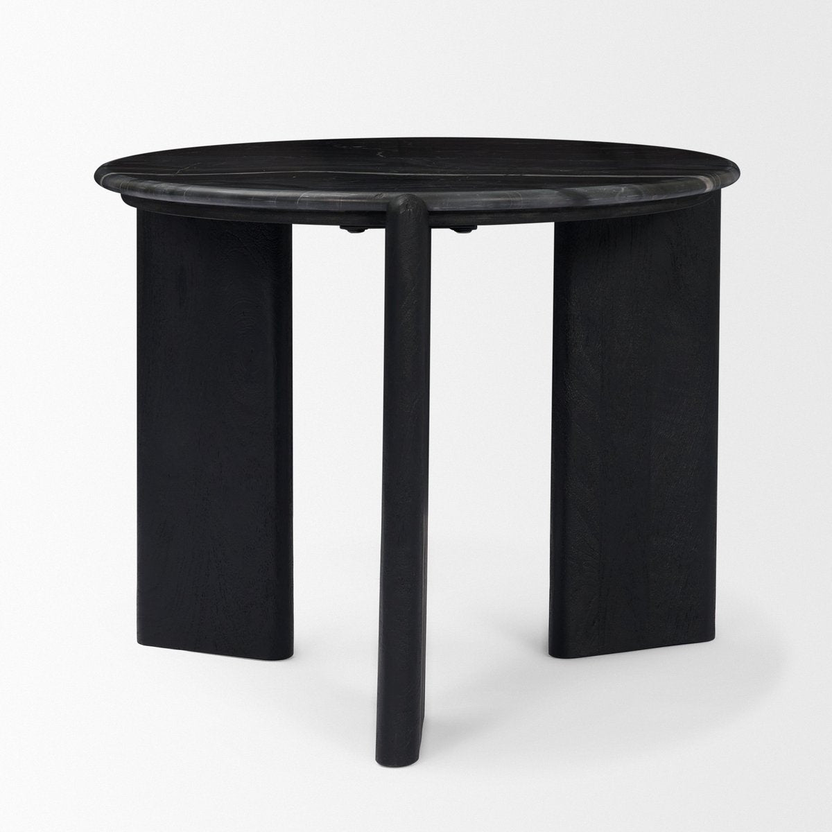 Mercana Rumer Marble Top Round Side Table