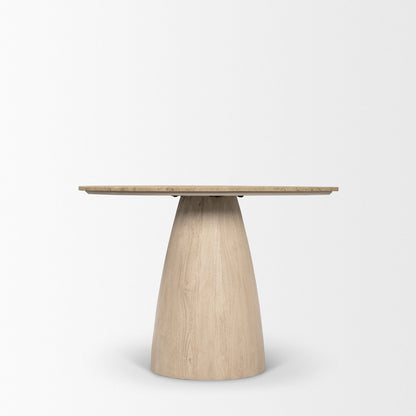 Mercana Allyson Marble Top Round Dining Table
