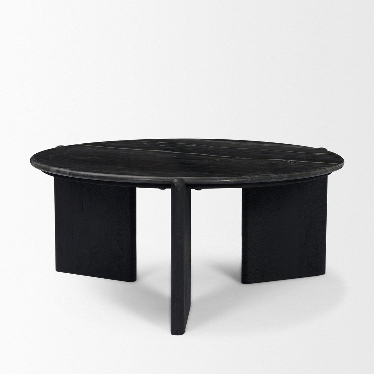Mercana Rumer Marble Top Round Coffee Table