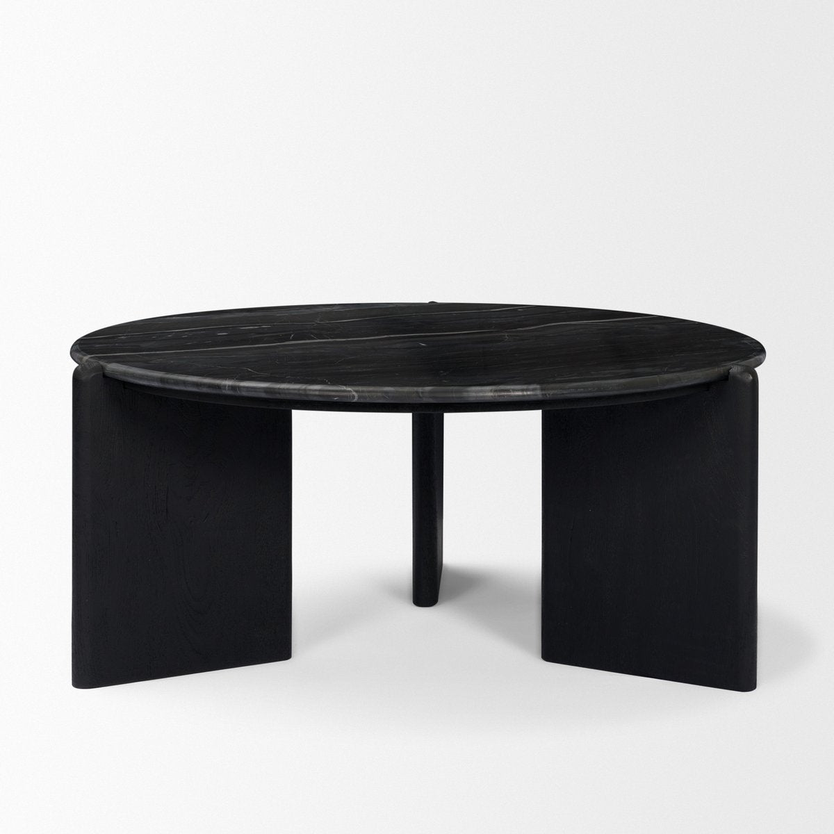 Mercana Rumer Marble Top Round Coffee Table