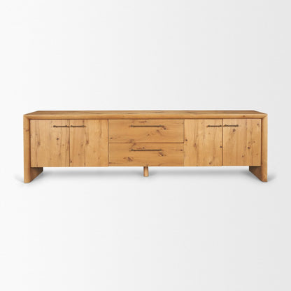 Mercana Belford Four Doors Wooden Media Console